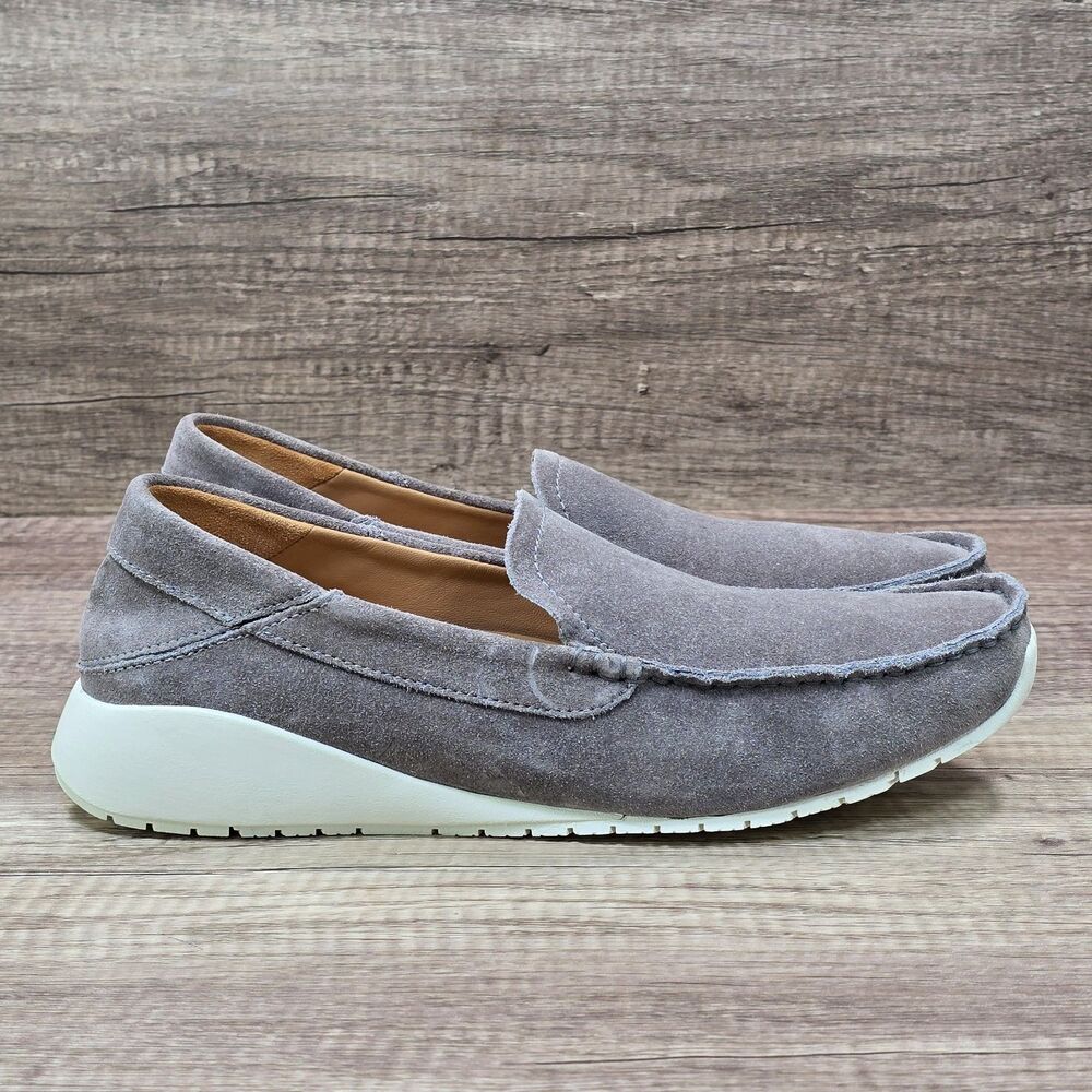 Olukai Ka'a Loafer Men's Size 9 Gray Suede Slip On Casual Shoes (10535-1G1G) NEW